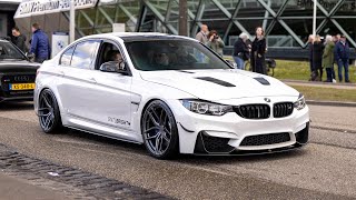 543HP BMW M3 F80 with Akrapovic Exhaust  LOUD Revs Accelerations amp Flames [upl. by Anelej]