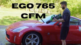 Best Way To Dry Your Car Using The EGO 765 On the 350Z [upl. by Ramma]