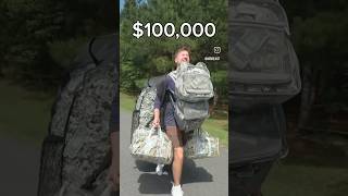 Sprinting with 0 to 120000 dollars 💵 money 😅🤑mrbeast MrBeast funny [upl. by Settle]