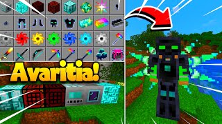 COMO INSTALAR O ADDONMOD DO AVARITIA IGUAL DE PC PARA MINECRAFT PE Bedrock edition [upl. by Elleivad]