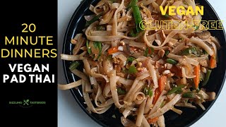 ✨ 20min VEGAN Pad Thai  Quick Dinners  ผัดไทย sizzlingtastebuds padthairecipe easydinners [upl. by Ybrek307]