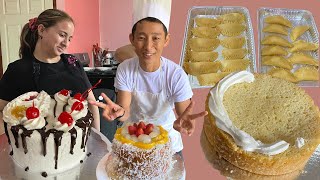 1 day as a cake chef in Honduras 🇭🇳🍰 Shin Fujiyama’s cake vs grocery store cake 😳 [upl. by Lsil]