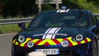 Nouvelle Alpine A 110  brigade rapide gendarmerie 64 [upl. by Aiceled]