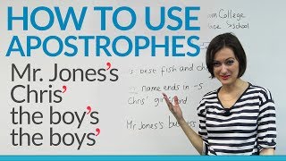 How to use apostrophes in English [upl. by Glynnis293]