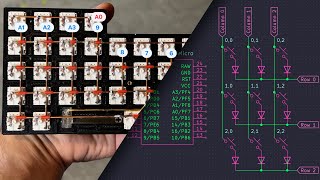 How a Mechanical Keyboard Works Matrix and Direct Wiring [upl. by Parke]