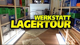 Erste WerkstattLagerTour 092020  Schwerlastregal selber bauen [upl. by Atinehs672]