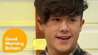 Ryan Lawrie Reacts to Losing to Honey G on The X Factor  Good Morning Britain [upl. by Aikemit281]