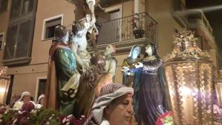 Semana Santa de Benetusser Valencia 1442017 procesión del Santo Entierro [upl. by Lyman761]