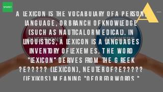 What Is The Definition Of The Word Lexicon [upl. by Lynnell172]