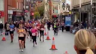 Clips from Leicester Half Marathon November 2014 With James Nyamuda Liz Carvell and Alison Steel [upl. by Friedlander]