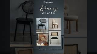 Discover Elegant Dining Chairs for Your Home  Diningroom Decor  Nismaaya Decor [upl. by Ahsyle532]