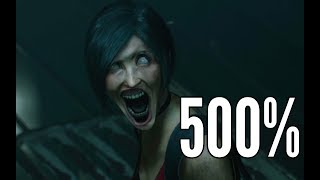 Resident Evil 2 kiss but 500 facial animations 3 [upl. by Lothaire]