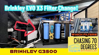 Quick How To First EVO X3 water filter change on the Brinkley [upl. by Picker172]