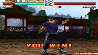 Tekken 3  HD  King Playthrough [upl. by Annayi]