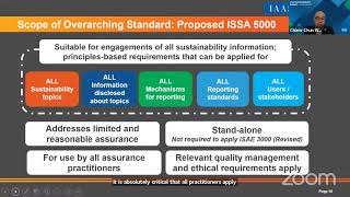 IFACs Virtual Sustainability Summit IAASB Session on ISSA 5000 [upl. by Ymac]