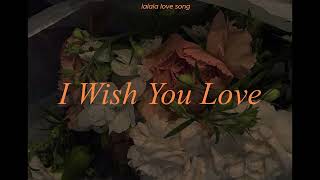 Laufey  I Wish You Love  lyrics [upl. by Nnazus]