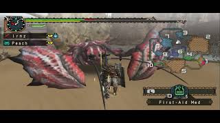 MHFU daimyo hermitaur back hop practice [upl. by Akinorev]