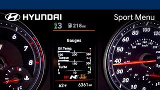 How To Use The Sport Menu  VELOSTER N  Hyundai [upl. by Calandria]