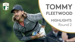 Tommy Fleetwood Round 2 Highlights  2018 BMW PGA Championship [upl. by Stegman811]