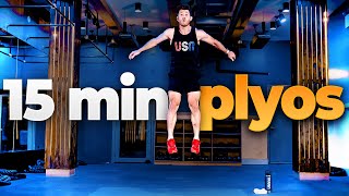 Plyometric Workout With World Champion Joey Mantia  15 Minutes No Equipment  4k [upl. by Juan]