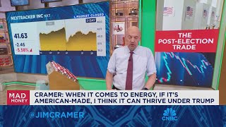 Jim Cramer on what sectors were unjustifiably in the red today [upl. by Dorice650]