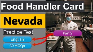 Nevada Food Handlers Card Practice Test 2024 Part 2 Answers Southern Nevada Health District [upl. by Meneau]