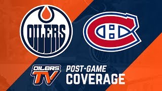 ARCHIVE  Oilers PostGame Interviews at Canadiens [upl. by Eatnoled]