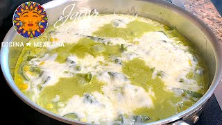 Pollo Con Rajas y Crema [upl. by Yahiya]