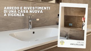 Bagno rivestito in grès effetto pietra bicolore hometour pt3 [upl. by Nev]