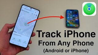 How To Track your LostStolen iPhone from ANY Other Phone iPhone or Android [upl. by Lihcox]