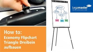 How to Economy Flipchart Triangle Dreibein aufbauen [upl. by Arima]