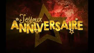 BON ANNIVERSAIRE   Carte virtuelle anniversaire star [upl. by Lyon891]