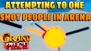 GPO One Shotting People In Arena [upl. by Brittne]