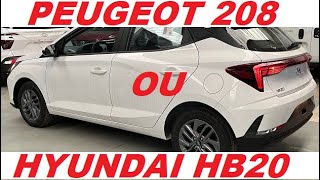 HYUNDAI HB20 HATCH 2025 OU PEUGEOT 208 ANO 2025 [upl. by Iow142]