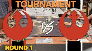 XWing Tournament Round 1 at The Battle Standard [upl. by Naimerej797]