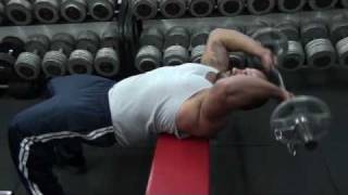 Bent Arm Barbell Pullover  Lat Exercises [upl. by Adolf]