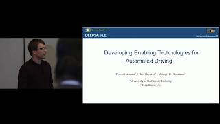 Developing Enabling Technologies for Automated Driving [upl. by Stanzel917]