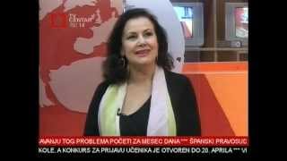 TV CENTAR Snežana Savić gošća Dnevnika TvCentra [upl. by Lorrayne]