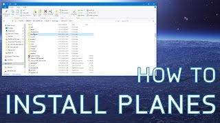 How to Install Planes on FSX  Freeware Aircraft  Tutorials [upl. by Wilfreda]