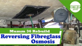 Reversing Fibreglass Osmosis [upl. by Mariele]