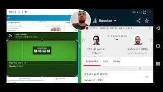 LIVE🎱  Ronnie OSullivan vs Hossein Vafaei  World Open Snooker 2024  Snooker Live [upl. by Notfa286]