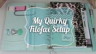 My Quirky Filofax Setup  Kikki K Time Planner [upl. by Douglass]