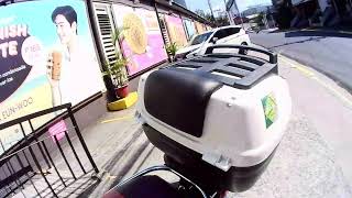 Kymco Like 150i Virtual Ride  Buying Entrees For PostValentine Lunch Date with Wifey and Von [upl. by Hsilgne]