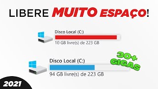 Libere MUITO espaço no seu PC Limpeza profunda do Windows [upl. by Anitnatsnoc]