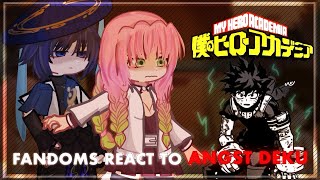 Fandoms react to  Deku  MHA  GachaLife2  SPOILERS  ANGST DEKU  gacha reaction [upl. by Latyrc598]