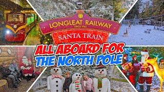 Santa Train to North Pole and Santa Visit at Longleat Festival of Light Nov 2023 4K [upl. by Rex140]