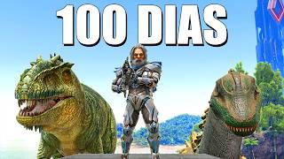 Paso 100 Dias en ARK Survival Evolved en Hardcore  Ragnarok Película Completa [upl. by Dimphia]