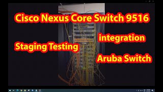 cisco Nexus Core switch integration with aruba switch [upl. by Acinnad22]