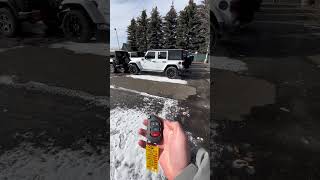 How To Remote Start 2023 Jeep Wrangler Saharan 4xe jeepwranglers jeep jeepunlimited jeepmodel [upl. by Anot]