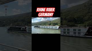 Rhine River Cruise Ride  Lorelei German viralvideo viralshort rhineriver cruise lorelai river [upl. by Aikenat147]